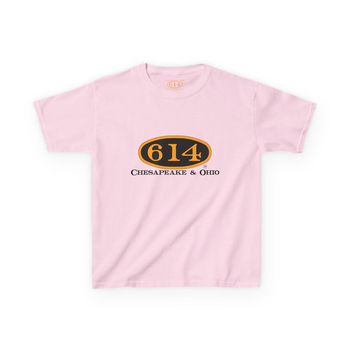 Kids Tee with C&O 614 Number Plate and Custom Artwork