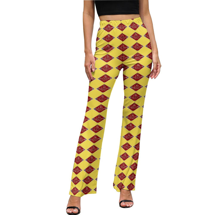 C&O 614 Builder's Plate Women's High-Waisted Flared Pants