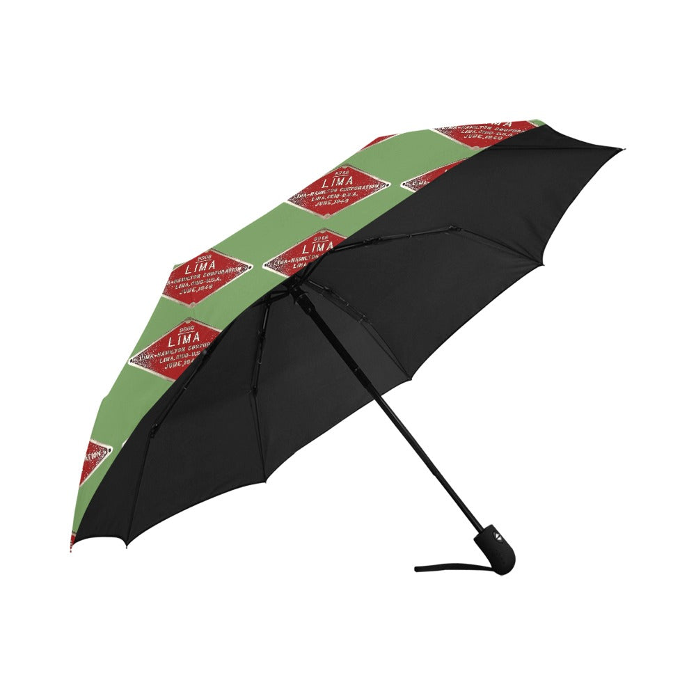 C&O 614 Builders Plate Auto-Fold Umbrella