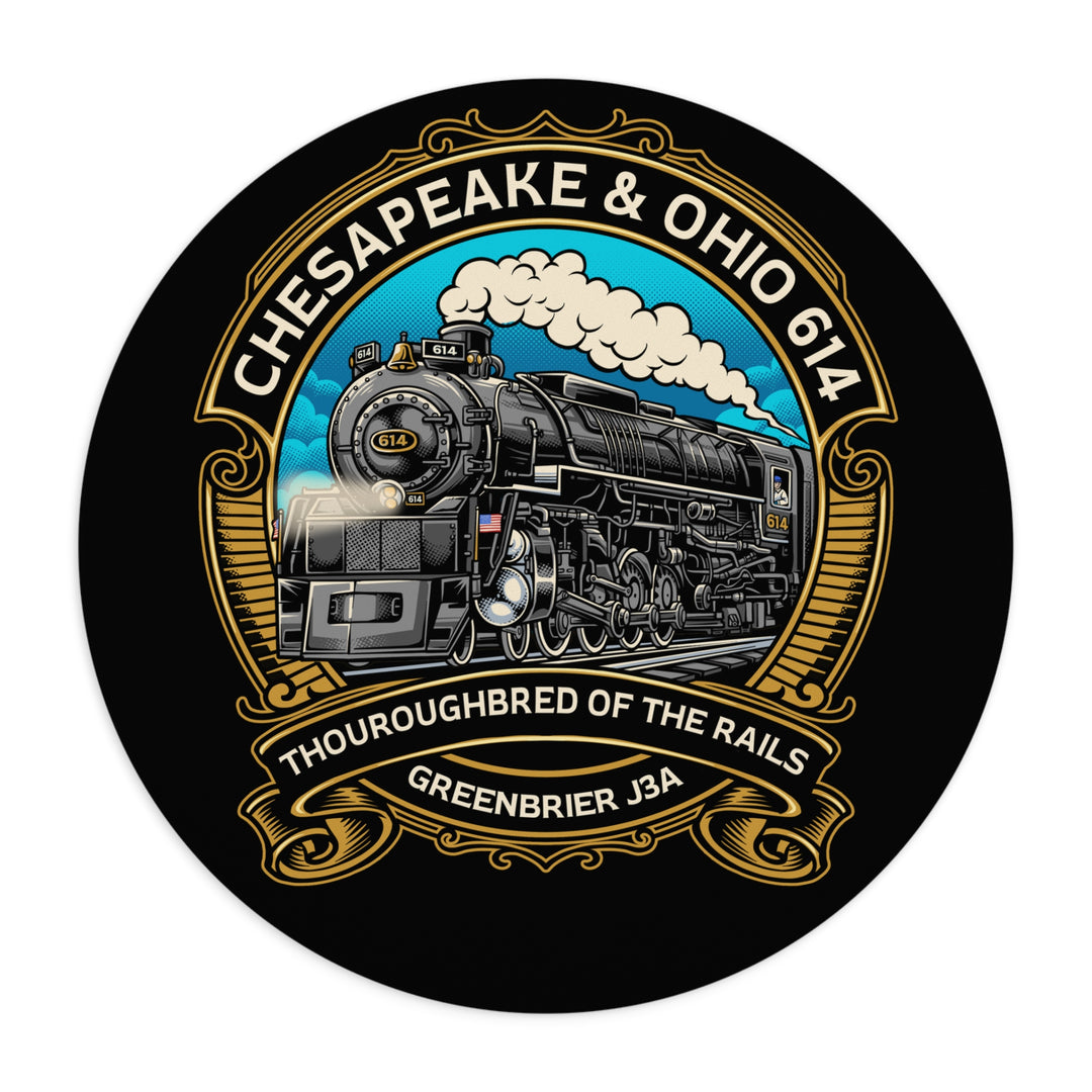 614 "Thoroughbred of The Rails"  Mouse Pad