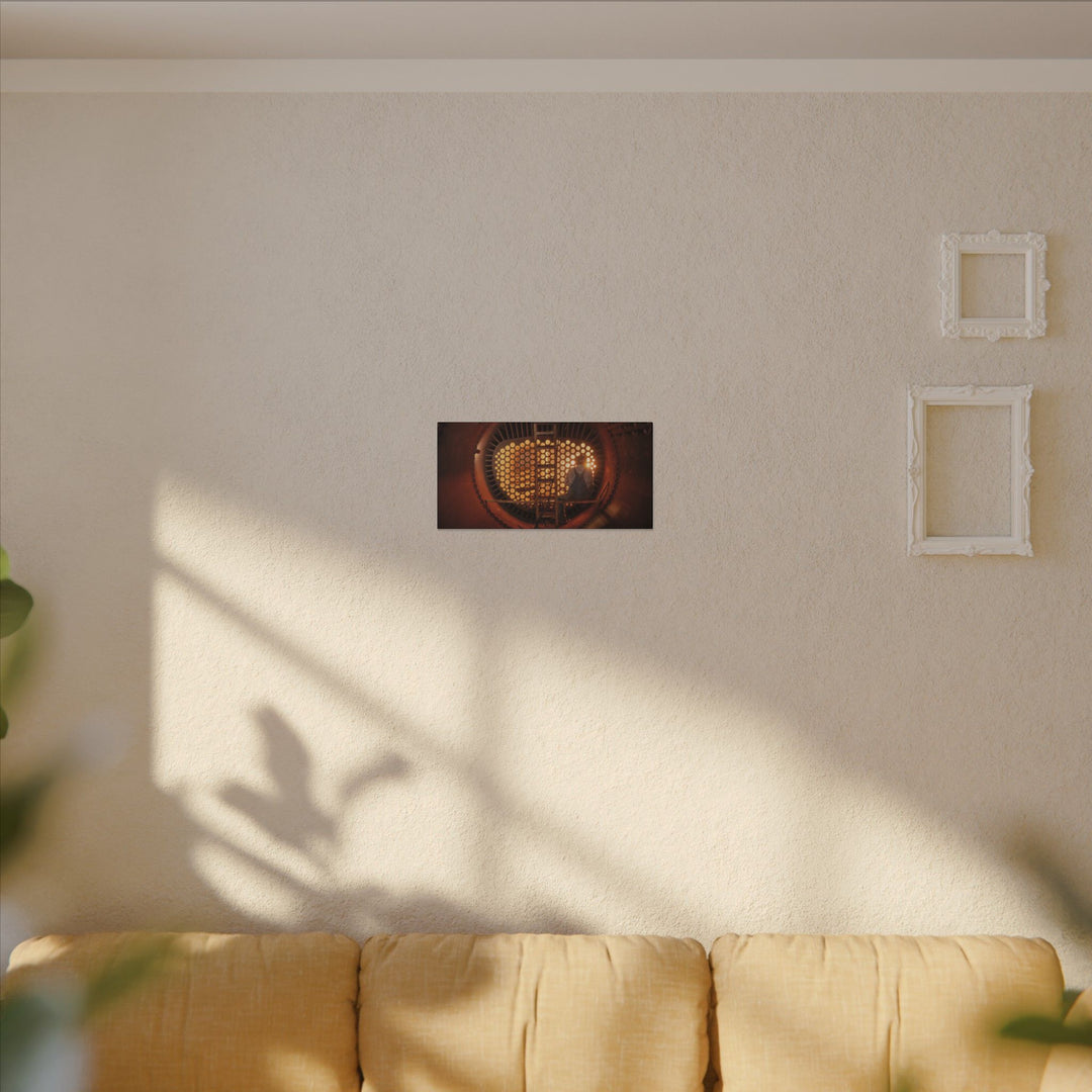 C&O 614 Firebox Canvas Wall Art