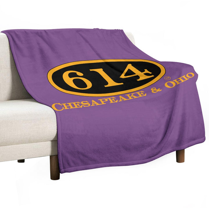 C&O 614 Flannel Blanket | 70 × 80 in