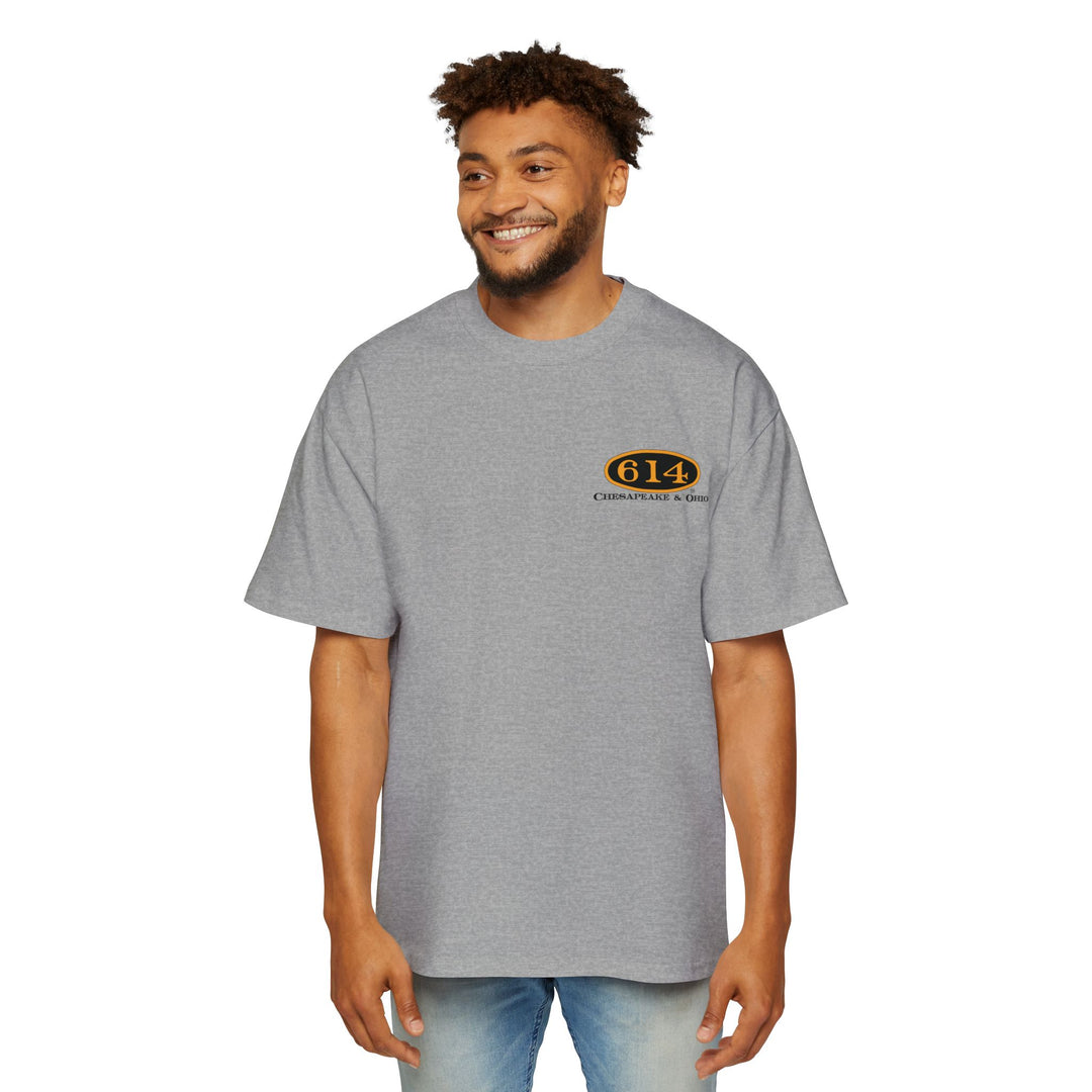 614 "Thoroughbred of The Rails" Men's Heavy Oversized Tee