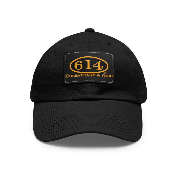 C&O 614 Leather Patch Screen Printed Dad Hat