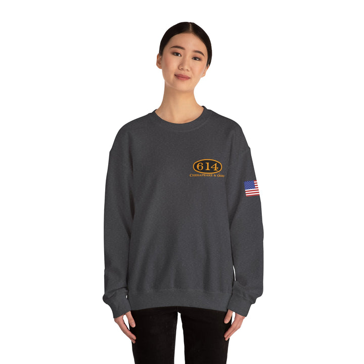 614 "Thoroughbred of The Rails" Heavy Blend™ Crewneck Sweatshirt