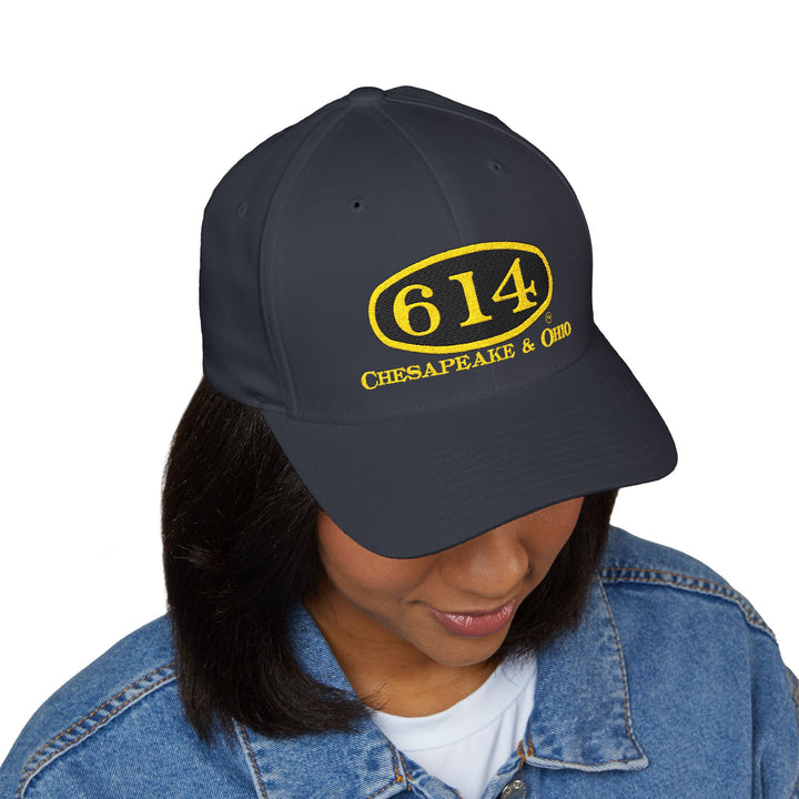 C&O 614 Embroidered Cap — Four-Sided Logo Baseball Hat
