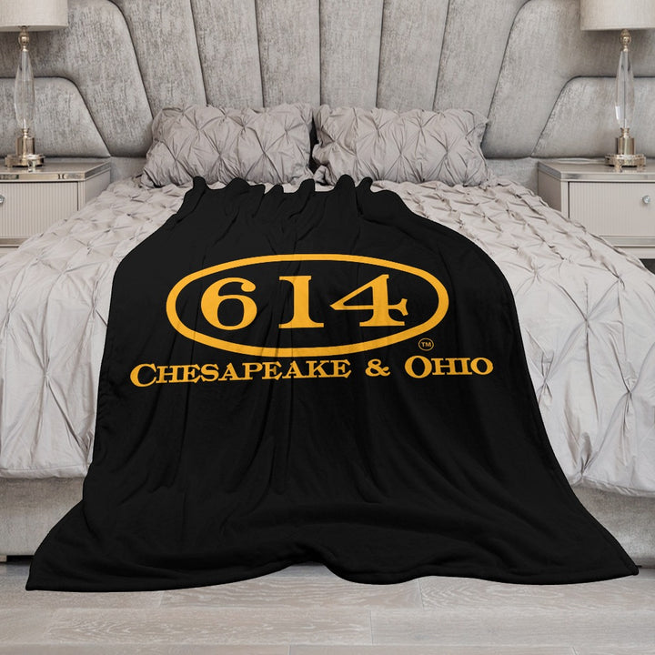 C&O 614 Flannel Blanket | 70 × 80 in