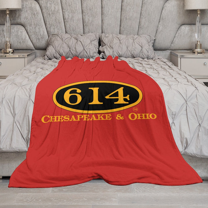 C&O 614 Flannel Blanket | 70 × 80 in