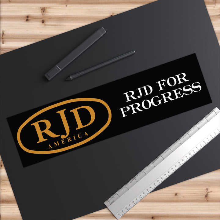 RJD For Progress Bumper Sticker
