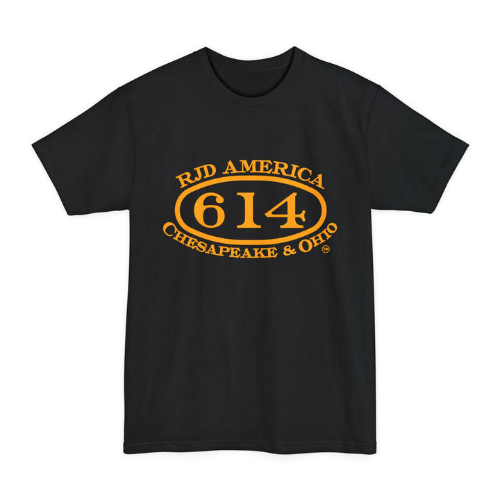 C&O 614 / RJD America - Big and Tall Size T-Shirt  with custom artwork on back
