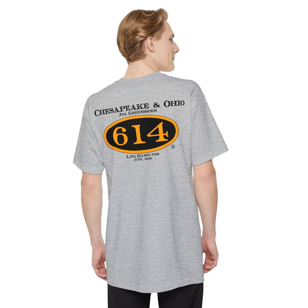 C&O 614 Big and Tall Size T-Shirt with number plate