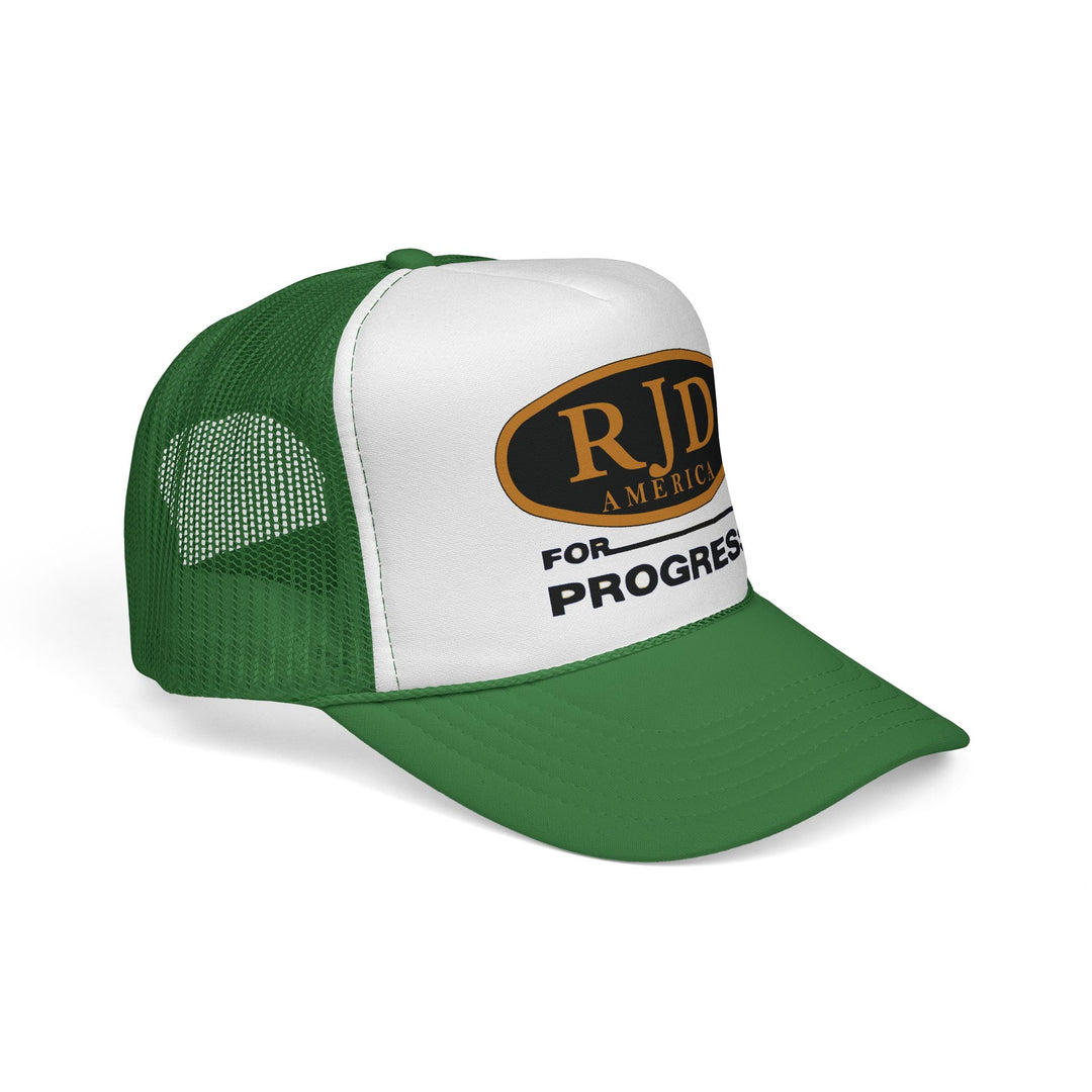 RJD America "For Progress" Trucker Cap — Mesh Snapback