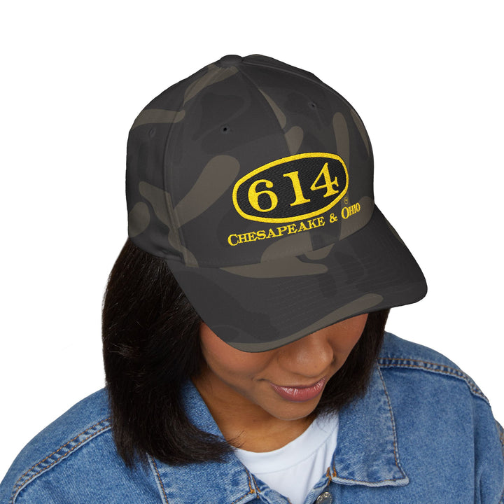 C&O 614 Embroidered Cap — Four-Sided Logo Baseball Hat