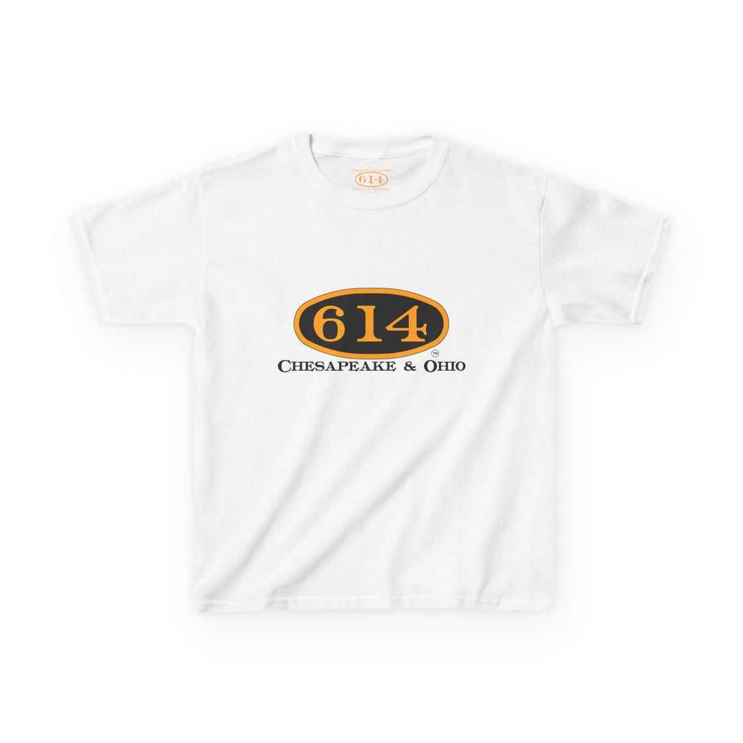 Kids Tee with C&O 614 Number Plate and Custom Artwork