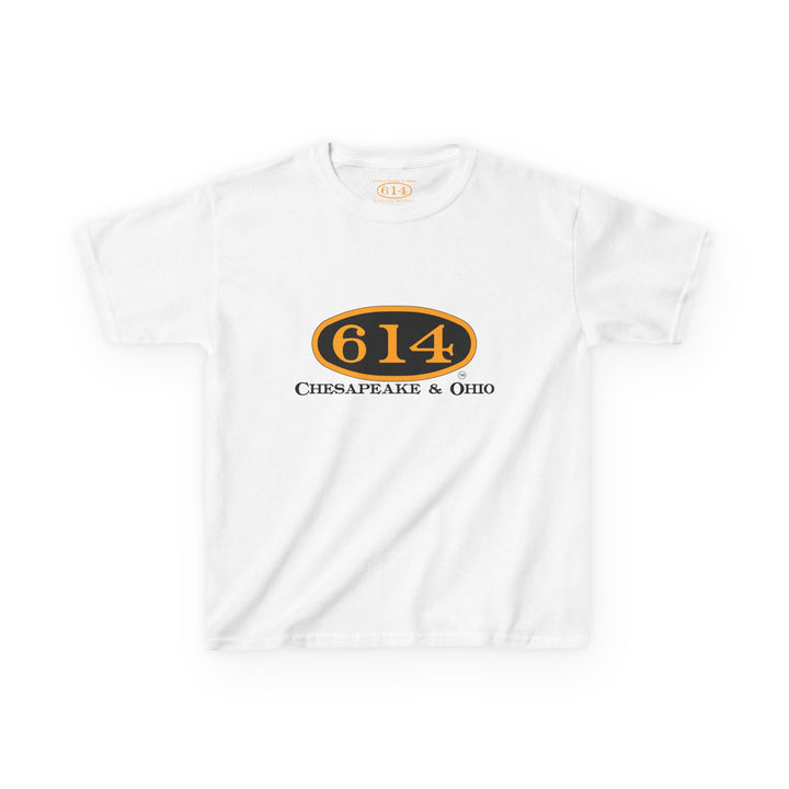Kids Tee with C&O 614 Number Plate and Custom Artwork