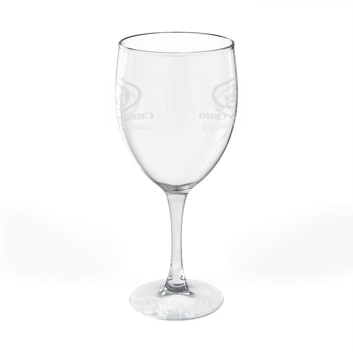 Engraved 10.5oz Wine Glass — C&O 614 Monogrammed