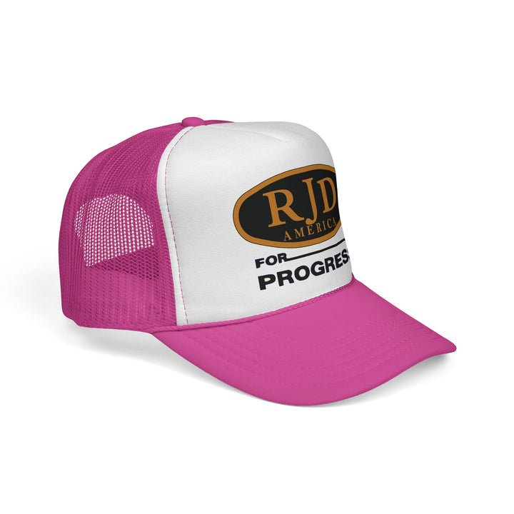 RJD America "For Progress" Trucker Cap — Mesh Snapback
