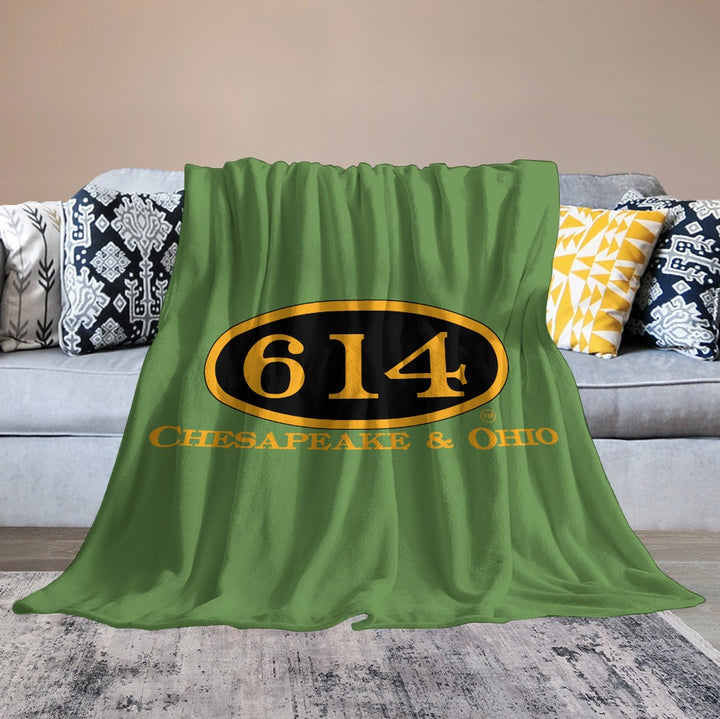 C&O 614 Flannel Blanket | 70 × 80 in