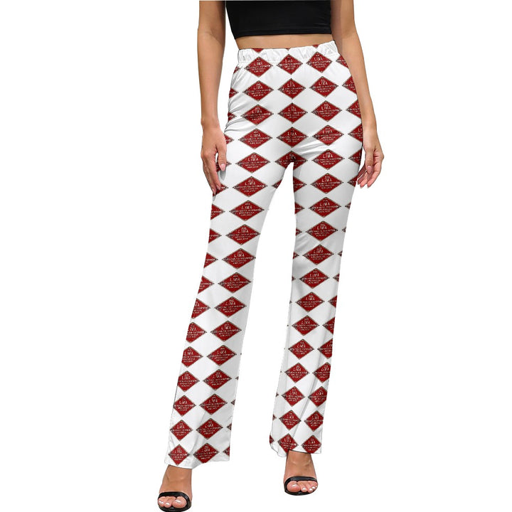 C&O 614 Builder's Plate Women's High-Waisted Flared Pants