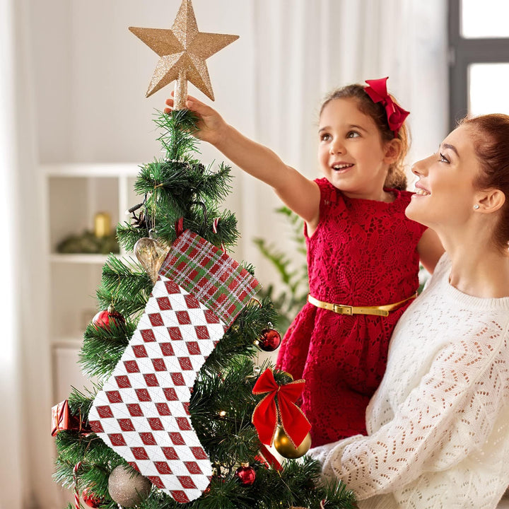 C&O 614 Reversible Sequin Christmas Stocking