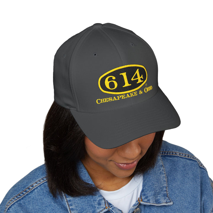 C&O 614 Embroidered Cap — Four-Sided Logo Baseball Hat