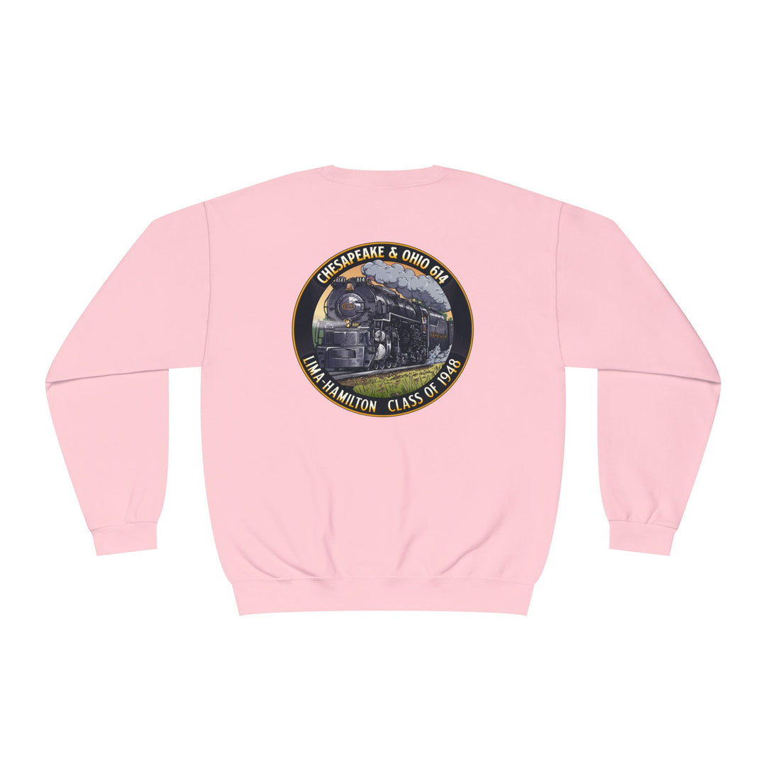 Chesapeake & Ohio 614 Railroad Vintage Crewneck Sweatshirt