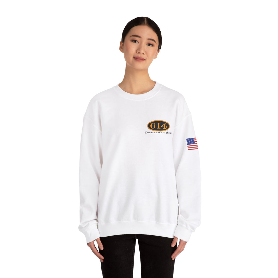 614 "Thoroughbred of The Rails" Heavy Blend™ Crewneck Sweatshirt