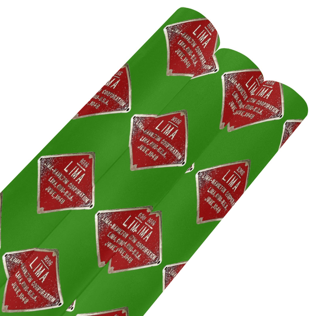 C&O 614 Builder's Plate Gift Wrapping Paper, 3-Roll Set