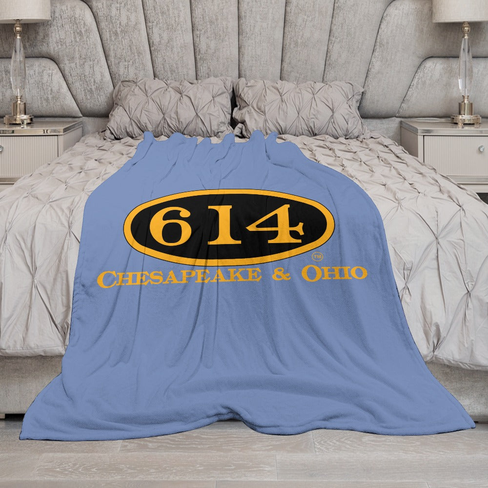 C&O 614 Flannel Blanket | 70 × 80 in