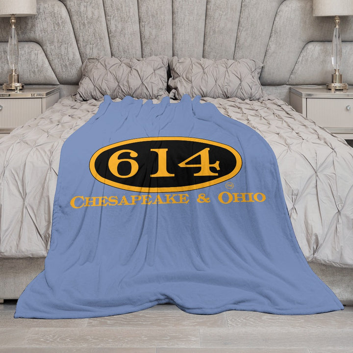 C&O 614 Flannel Blanket | 70 × 80 in