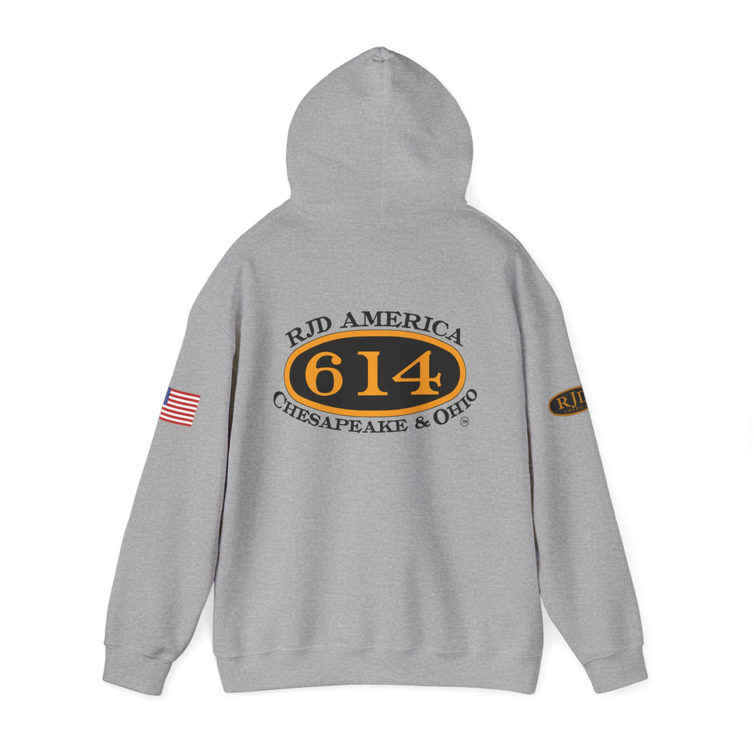 "RJD America for Progress" Hoodie — C&O 614 / RJD Logo on Back