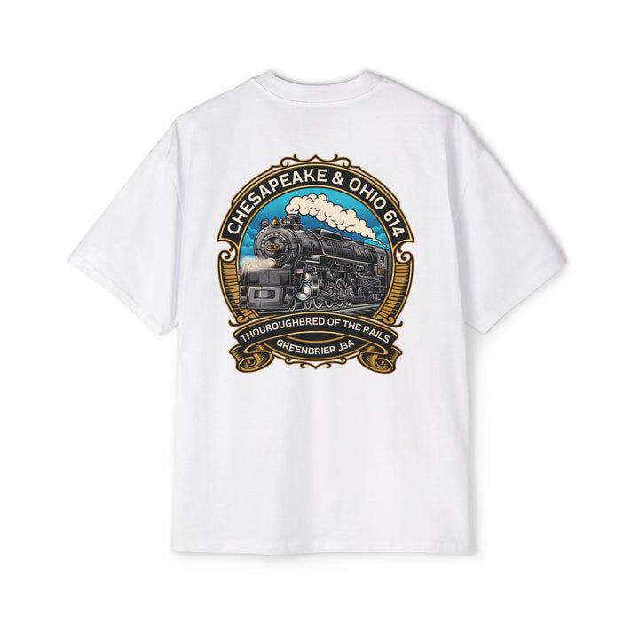 614 "Thoroughbred of The Rails" Men's Heavy Oversized Tee