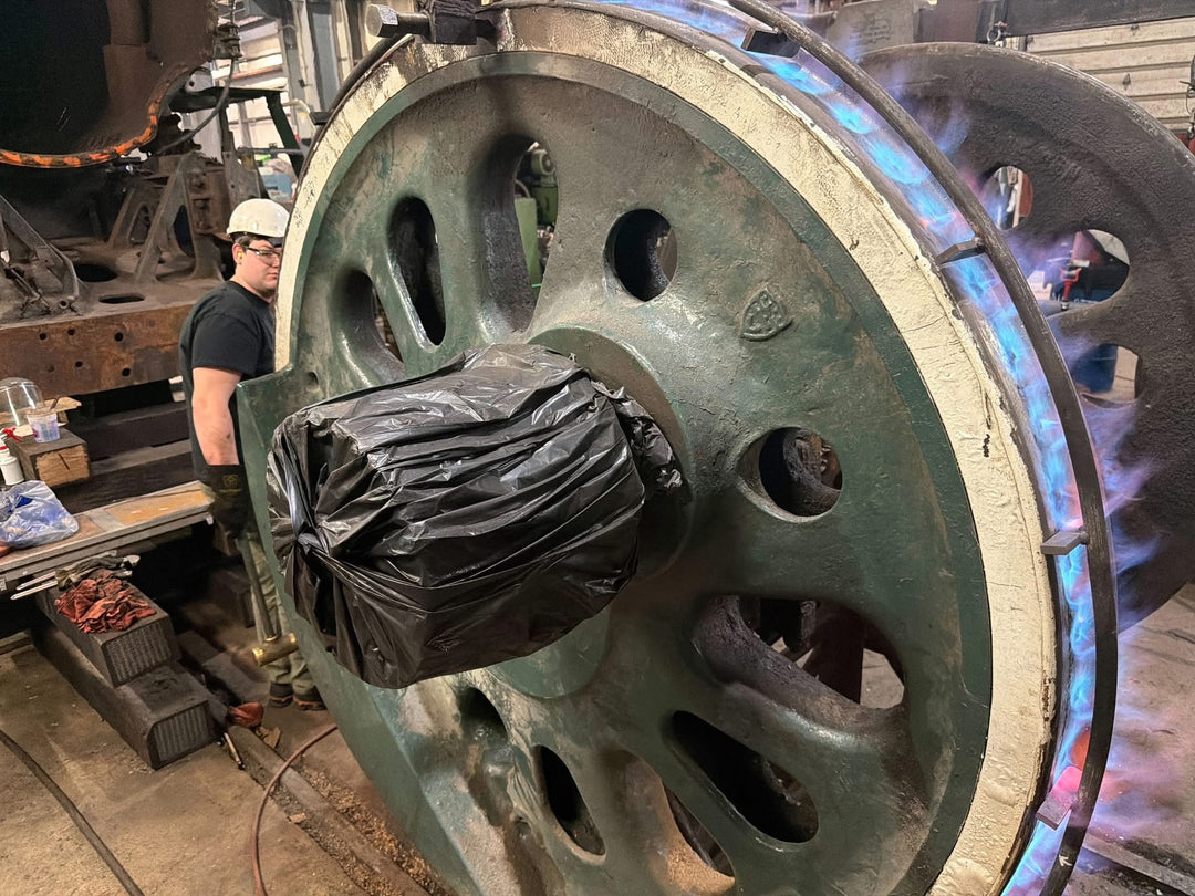 C&O 614 Authentic Driver Tire Segment — The Steel That Touched the Rails 🚂