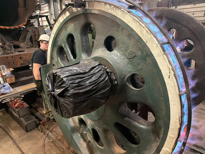 C&O 614 Authentic Driver Tire Segment — The Steel That Touched the Rails 🚂