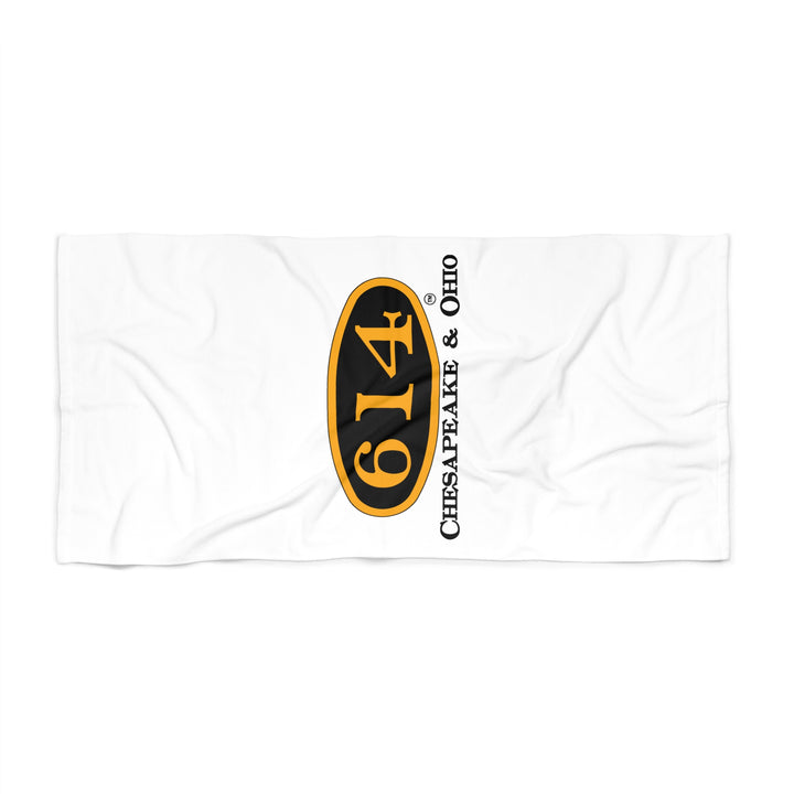 Beach Towel — C&O 614 Logo Beach Towel