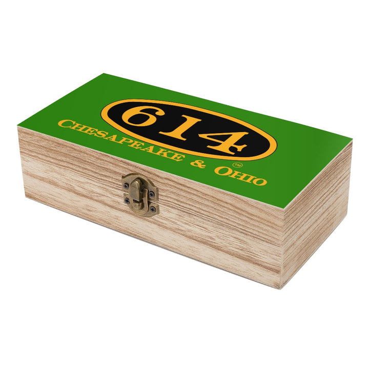 C&O 614 Wooden Keepsake Storage Box | Paulownia Wood