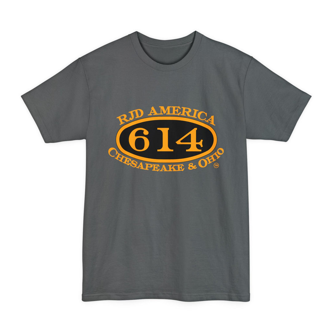 C&O 614 / RJD America - Big and Tall Size T-Shirt  with custom artwork on back