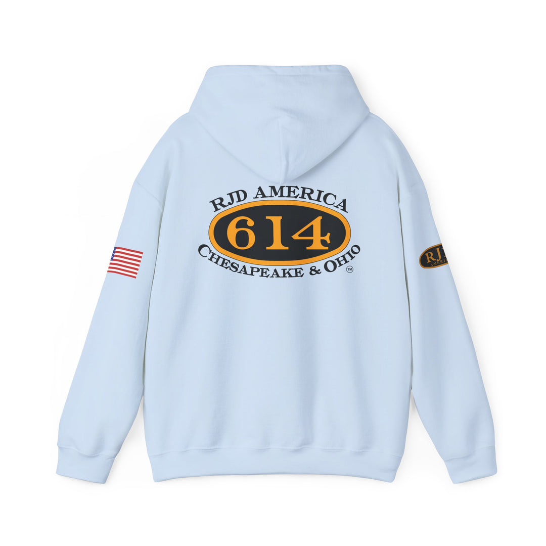 "RJD America for Progress" Hoodie — C&O 614 / RJD Logo on Back