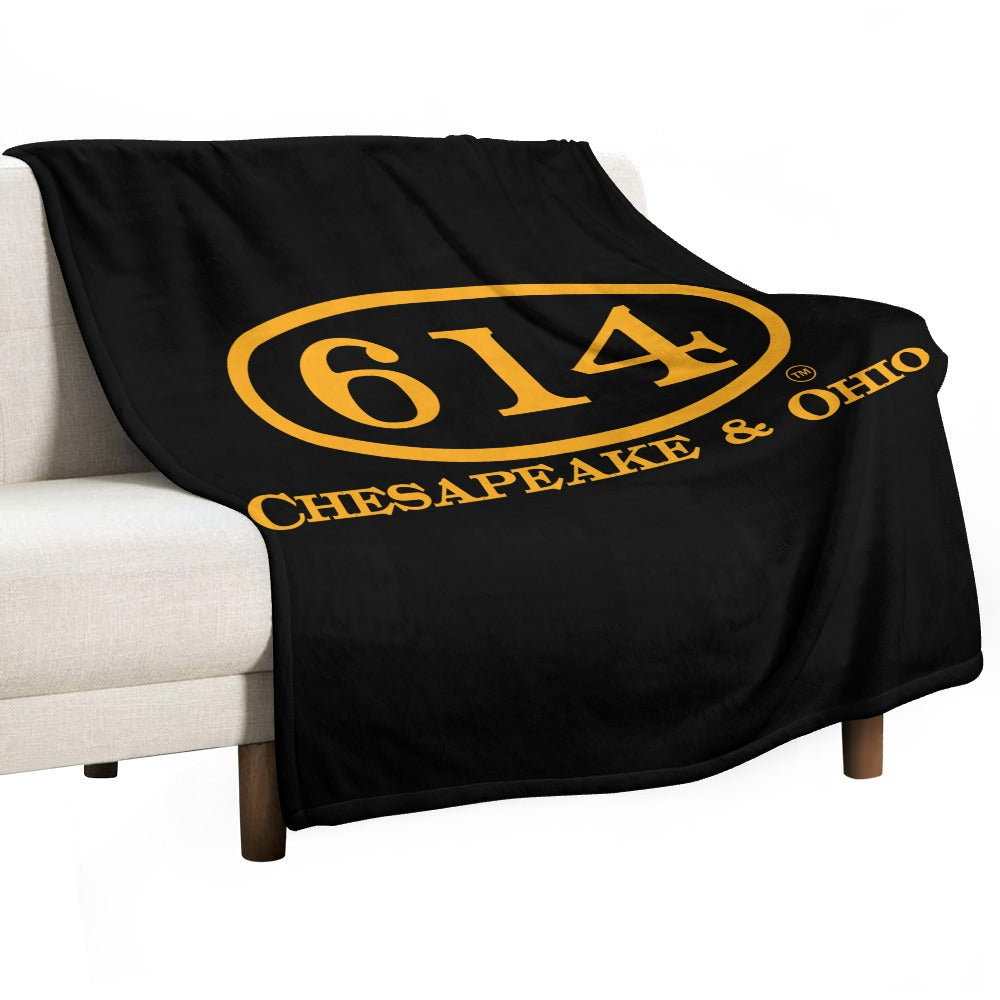 C&O 614 Flannel Blanket | 70 × 80 in