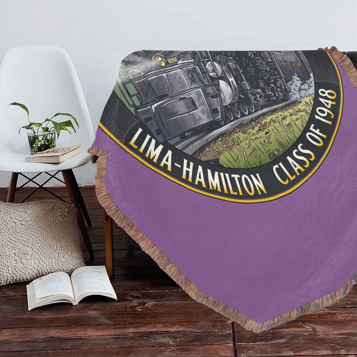 C&O 614 Class of 1948 Fringe Blanket | 60 × 80 in