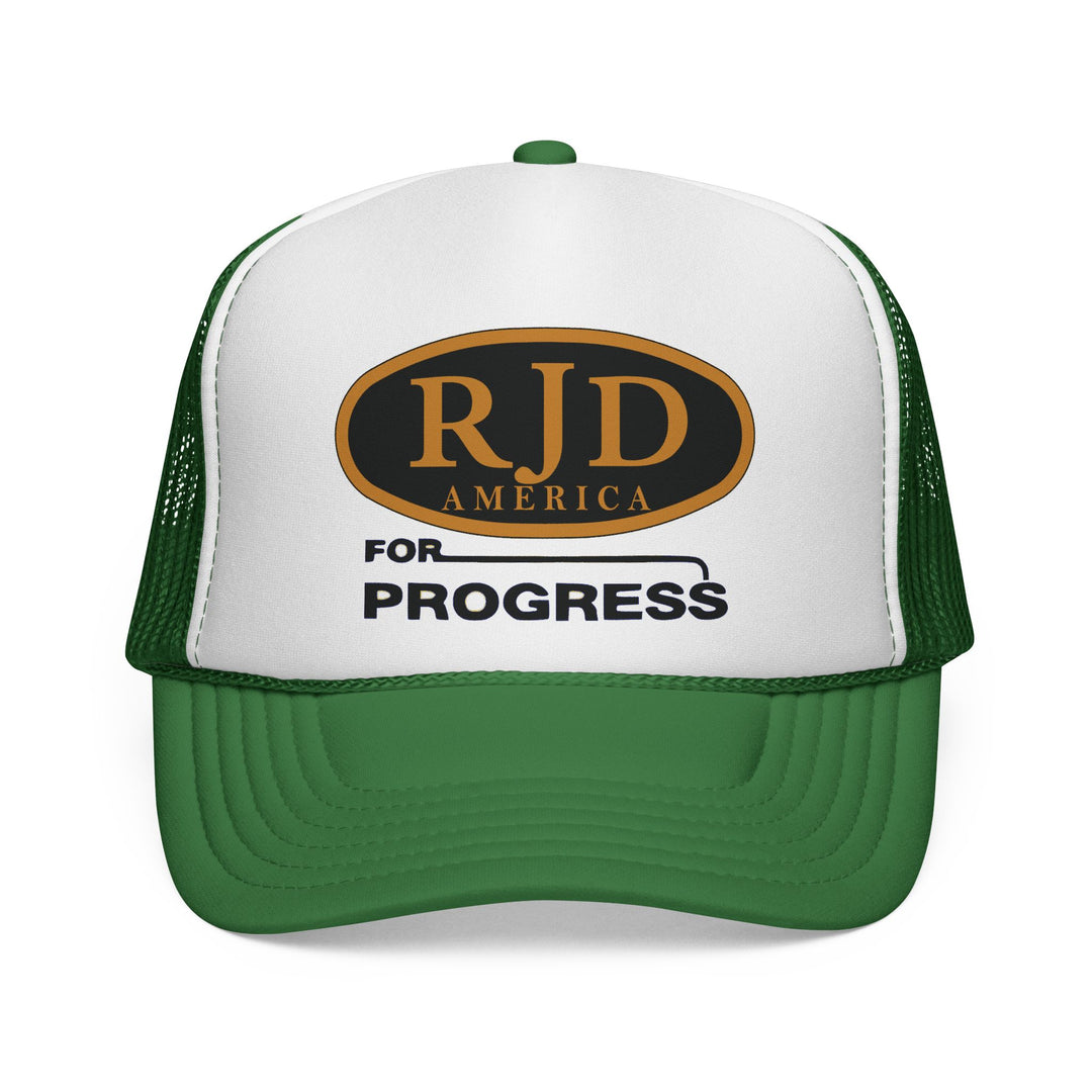 RJD America "For Progress" Trucker Cap — Mesh Snapback
