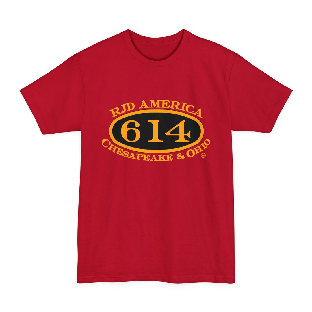 C&O 614 / RJD America - Big and Tall Size T-Shirt  with custom artwork on back