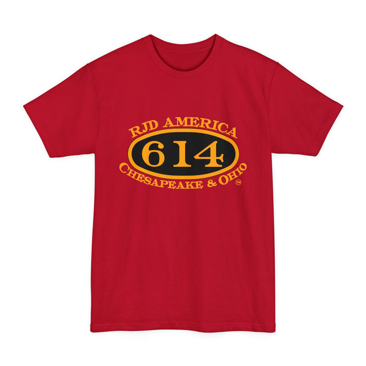 C&O 614 / RJD America - Big and Tall Size T-Shirt  with custom artwork on back