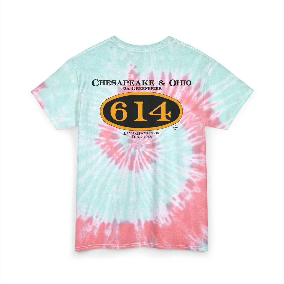 Vintage C&O 614 Tie-Dye T-Shirt — Version #1