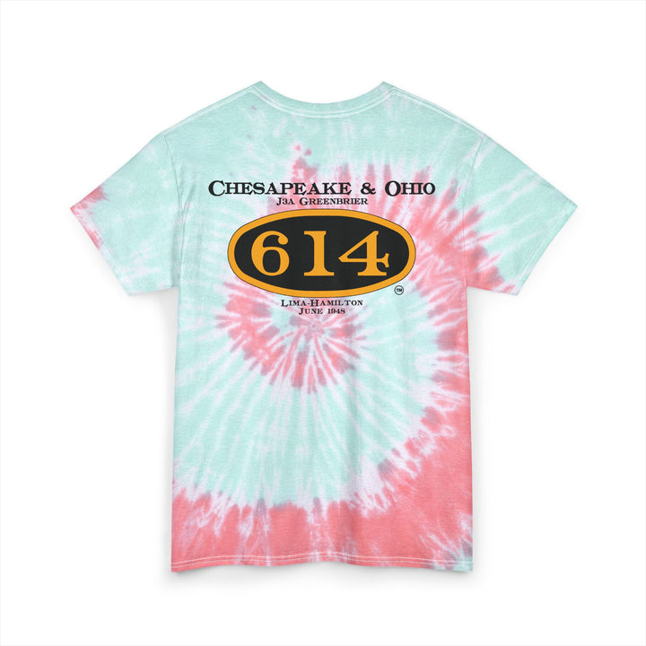 Vintage C&O 614 Tie-Dye T-Shirt — Version #1