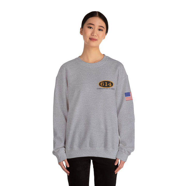 614 "Thoroughbred of The Rails" Heavy Blend™ Crewneck Sweatshirt