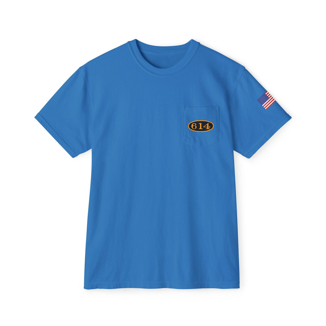 614 "Thoroughbred of the Rails" Unisex Garment-Dyed Pocket T-Shirt