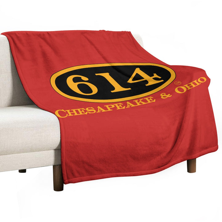 C&O 614 Flannel Blanket | 70 × 80 in