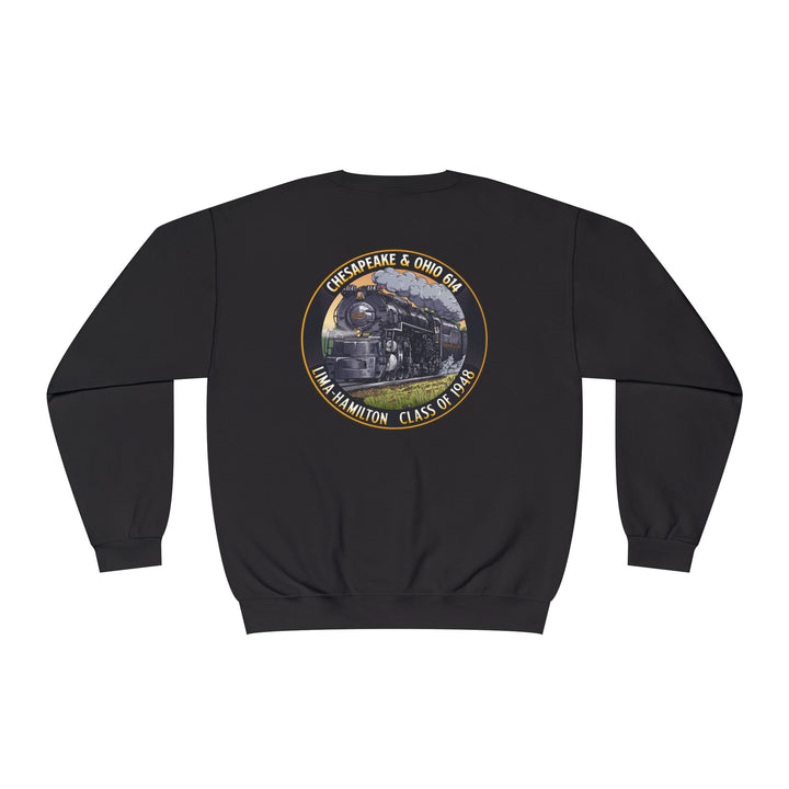 Chesapeake & Ohio 614 Railroad Vintage Crewneck Sweatshirt