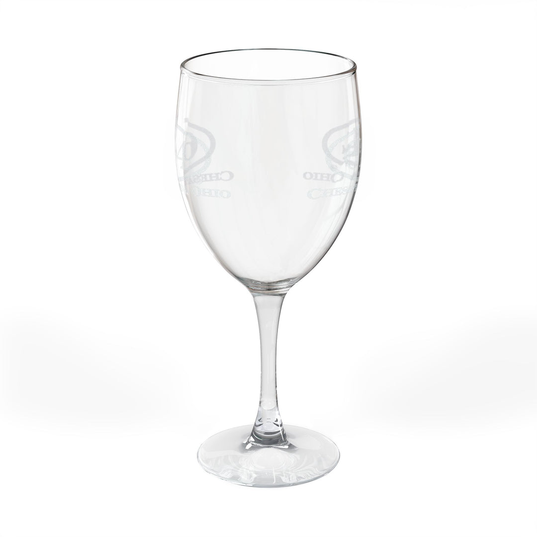 Engraved 10.5oz Wine Glass — C&O 614 Monogrammed